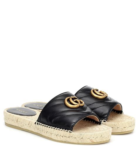 gucci espadrille slides review|Gucci espadrilles platform.